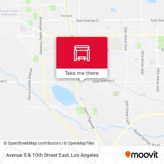 Mapa de Avenue S & 10th Street East