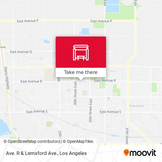 Ave. R & Lemsford Ave. map