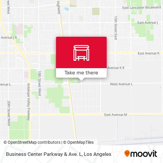 Business Center Parkway & Ave. L map
