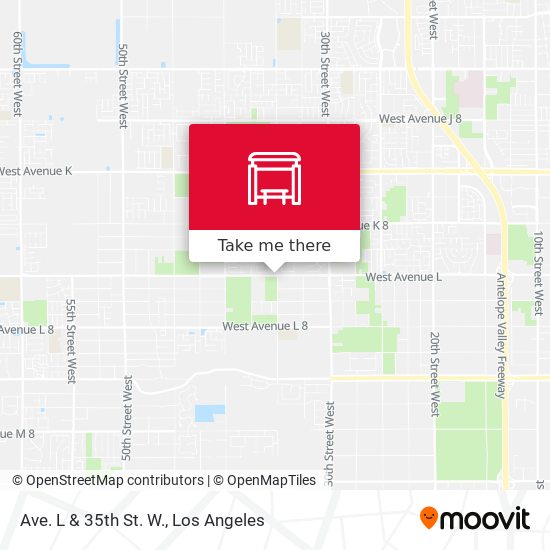 Mapa de Ave. L & 35th St. W.