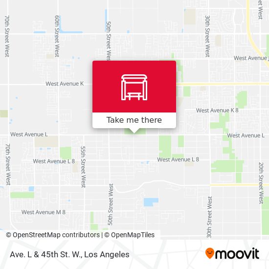 Mapa de Ave. L & 45th St. W.