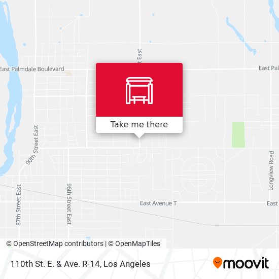 Mapa de 110th St. E. & Ave. R-14