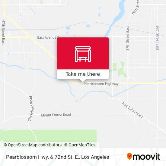 Pearblossom Hwy. & 72nd St. E. map