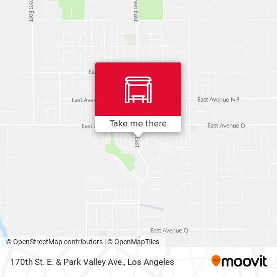 170th St. E. & Park Valley Ave. map