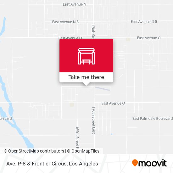 Ave. P-8 & Frontier Circus map