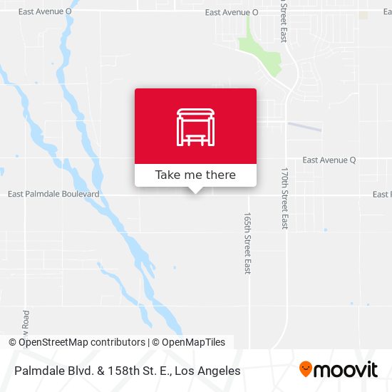 Mapa de Palmdale Blvd. & 158th St. E.