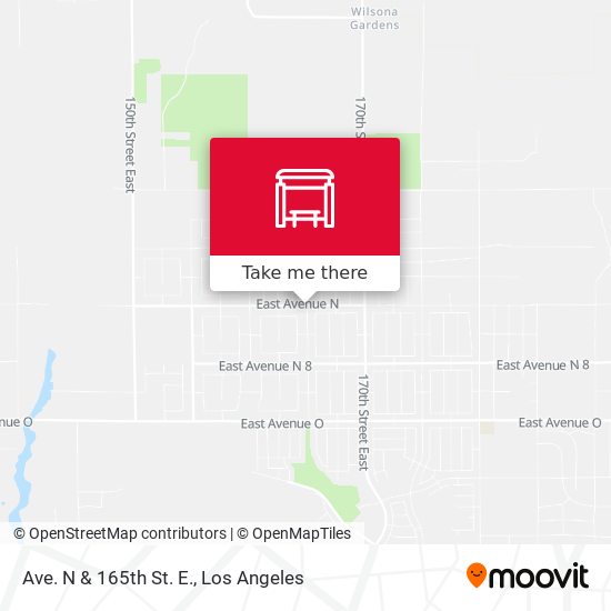 Ave. N & 165th St. E. map