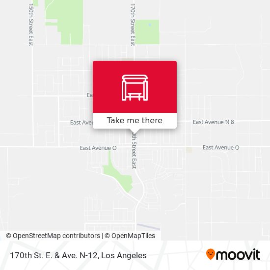 170th St. E. & Ave. N-12 map