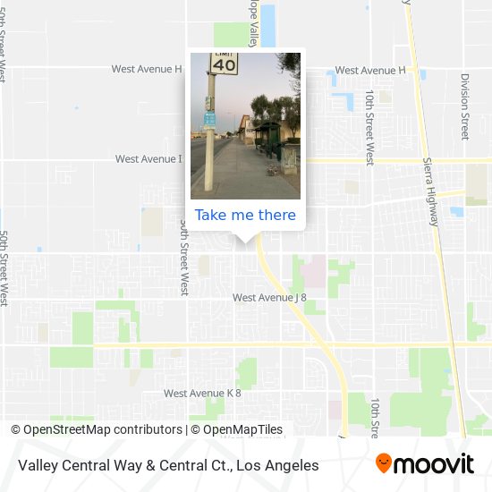 Mapa de Valley Central Way & Central Ct.