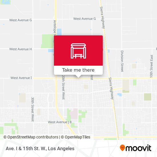 Mapa de Ave. I & 15th St. W.
