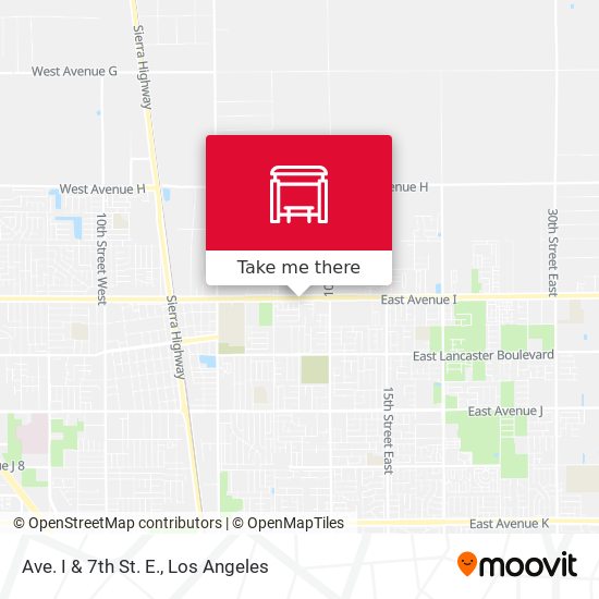 Mapa de Ave. I & 7th St. E.