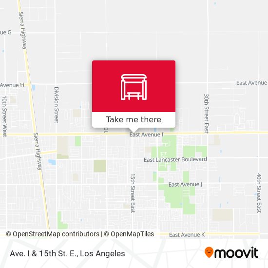 Mapa de Ave. I & 15th St. E.