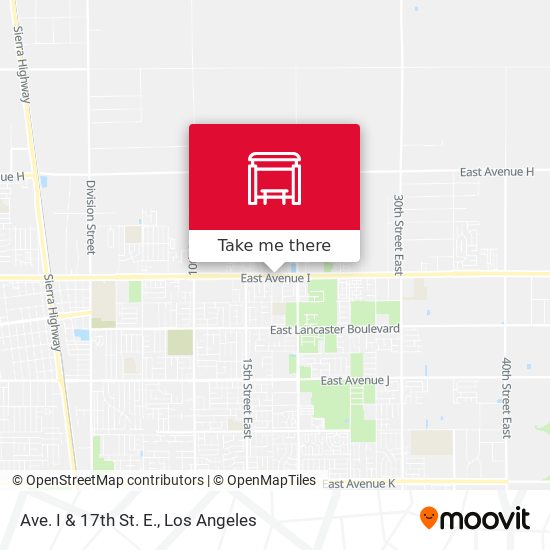 Mapa de Ave. I & 17th St. E.