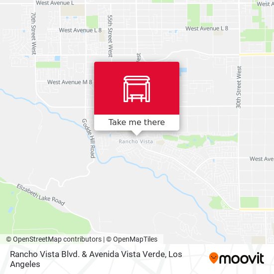 Rancho Vista Blvd. & Avenida Vista Verde map