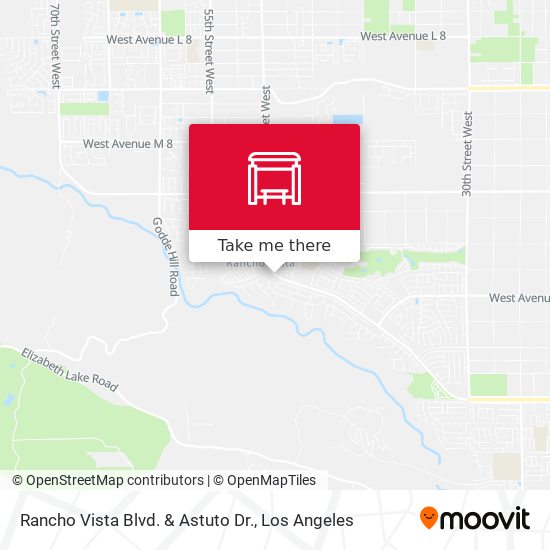 Mapa de Rancho Vista Blvd. & Astuto Dr.