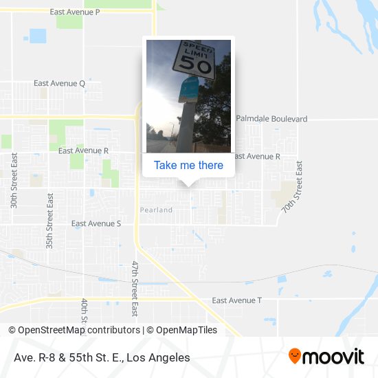 Ave. R-8 & 55th St. E. map