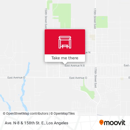 Mapa de Ave. N-8 & 158th St. E.