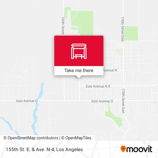 155th St. E. & Ave. N-4 map