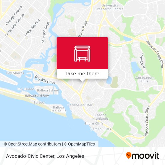 Mapa de Avocado-Civic Center