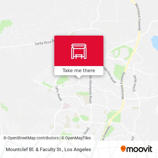 Mountclef Bl. & Faculty St. map