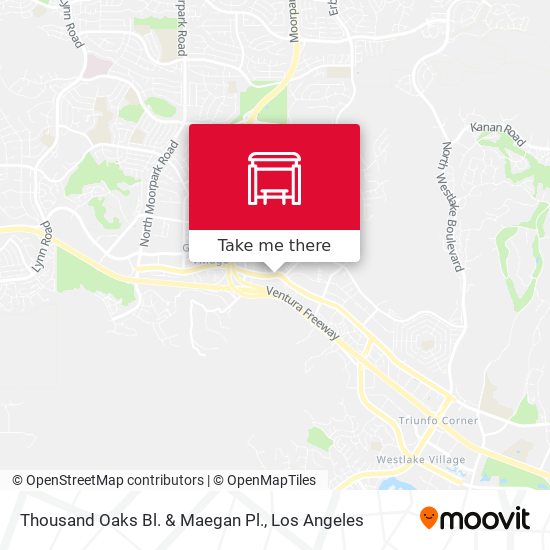 Mapa de Thousand Oaks Bl. & Maegan Pl.