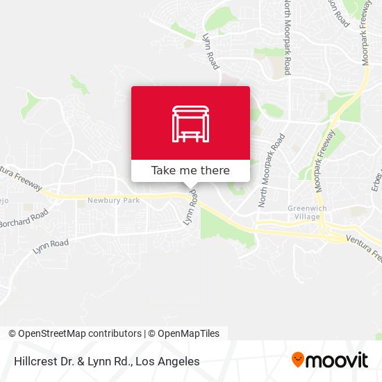 Hillcrest Dr. & Lynn Rd. map