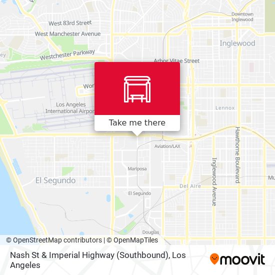 Nash St & Imperial Highway (Southbound) map