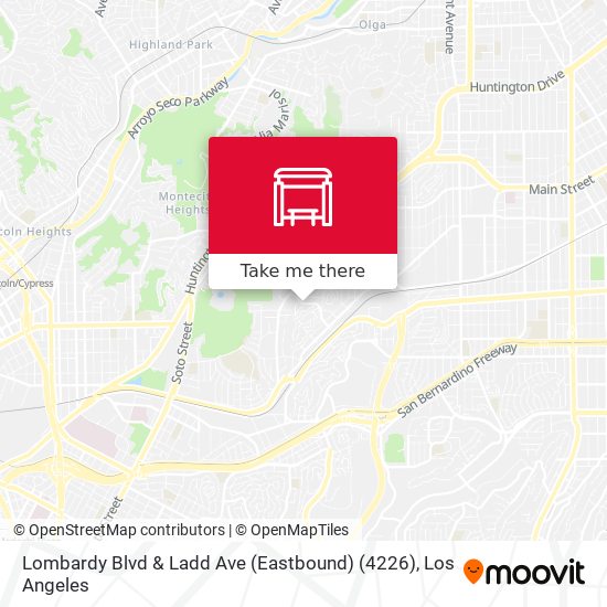 Mapa de Lombardy Blvd & Ladd Ave (Eastbound) (4226)