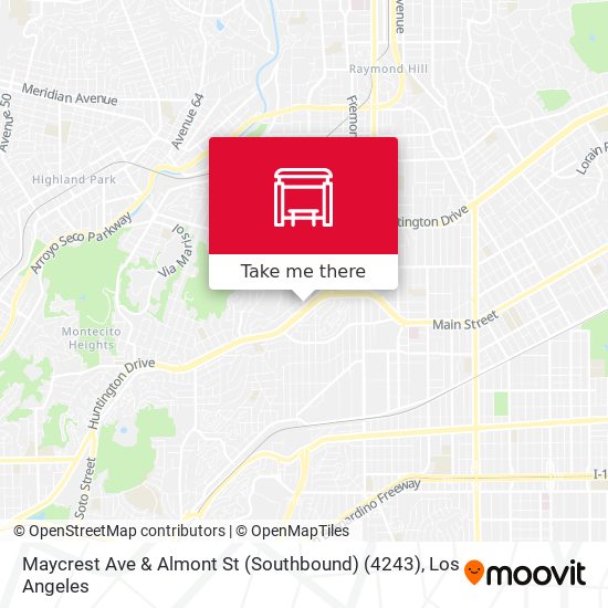 Mapa de Maycrest Ave & Almont St (Southbound) (4243)
