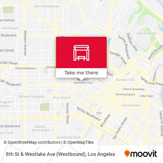 8th St & Westlake Ave (Westbound) map