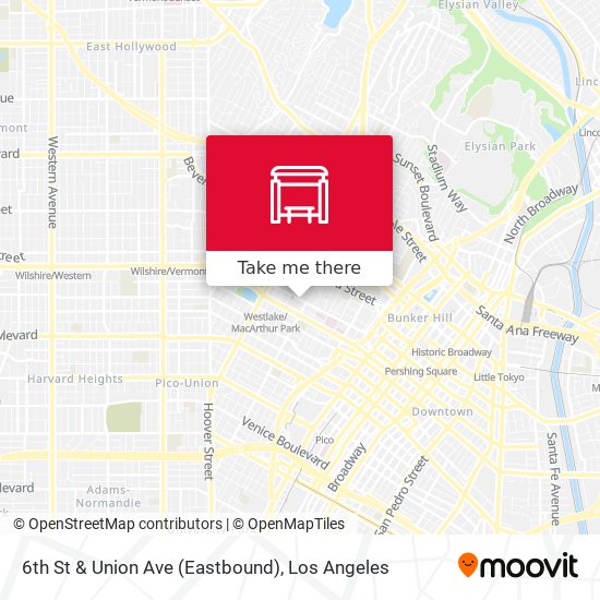 6th St & Union Ave (Eastbound) map