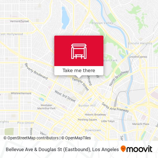 Bellevue Ave & Douglas St (Eastbound) map