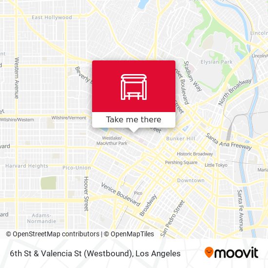 6th St & Valencia St (Westbound) map
