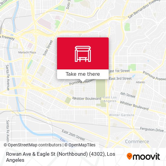 Rowan Ave & Eagle St (Northbound) (4302) map