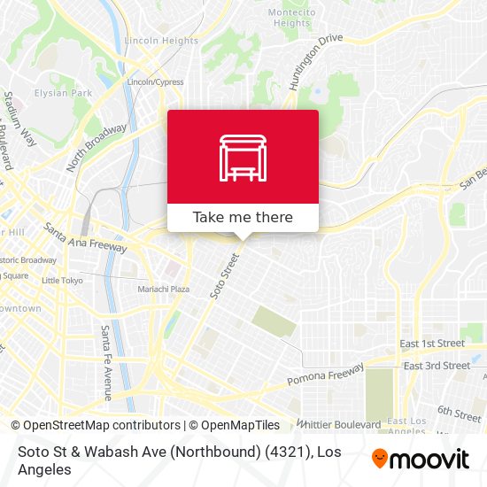 Soto St & Wabash Ave (Northbound) (4321) map