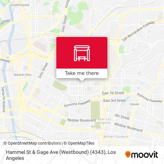 Hammel St & Gage Ave (Westbound) (4343) map