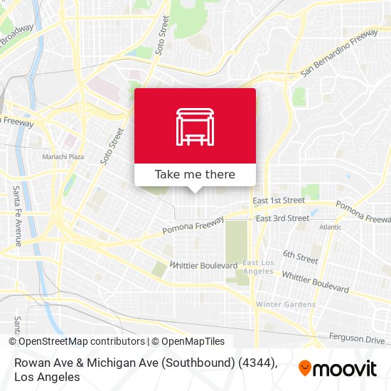 Rowan Ave & Michigan Ave (Southbound) (4344) map