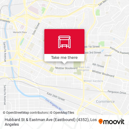 Mapa de Hubbard St & Eastman Ave (Eastbound) (4352)