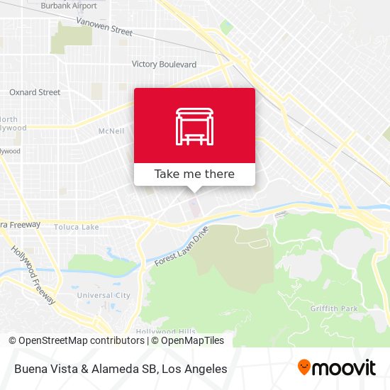Buena Vista & Alameda SB map