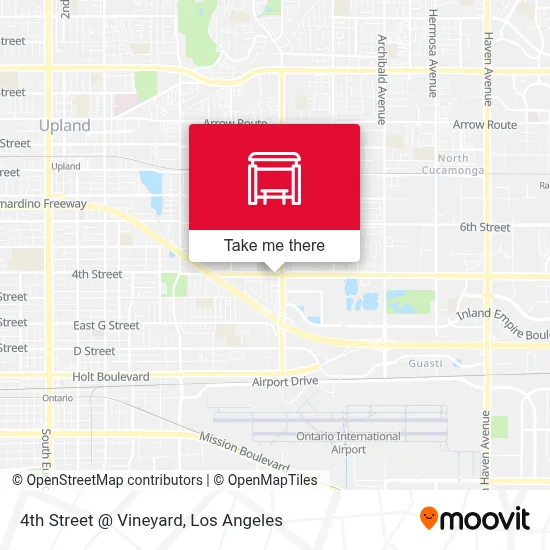 4th Street @ Vineyard map