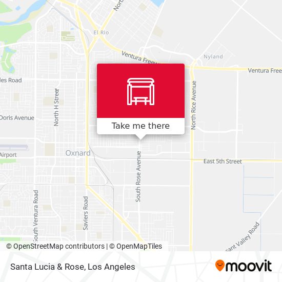 Santa Lucia & Rose map