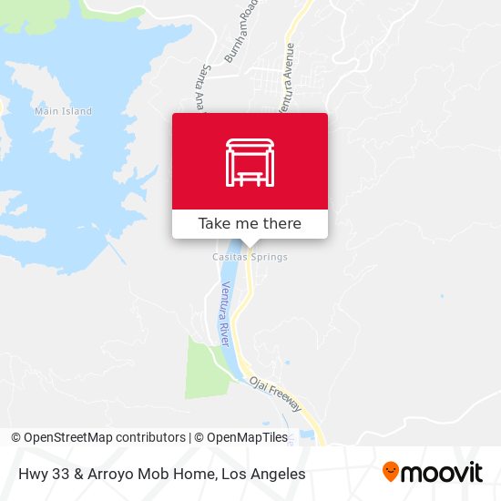 Hwy 33 & Arroyo Mob Home map