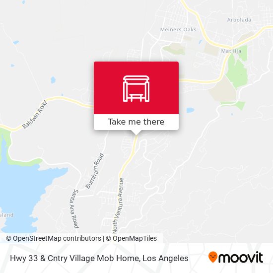 Mapa de Hwy 33 & Cntry Village Mob Home