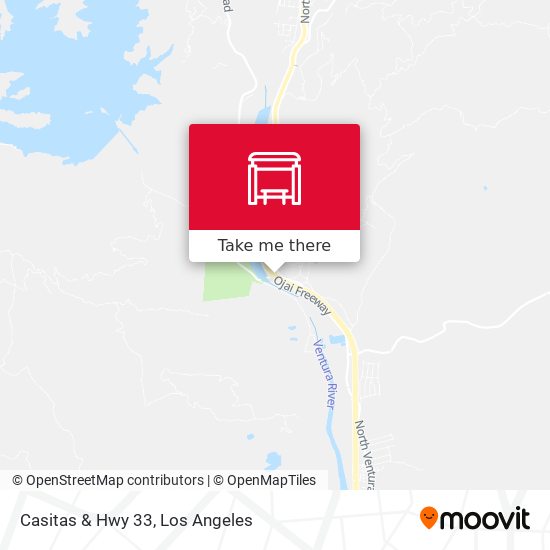 Casitas & Hwy 33 map