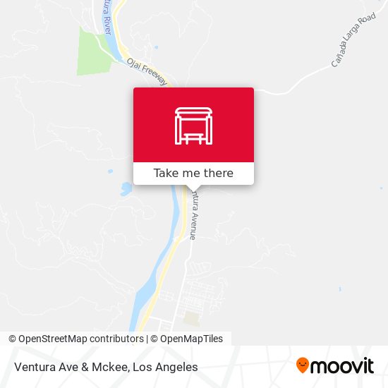 Ventura Ave & Mckee map