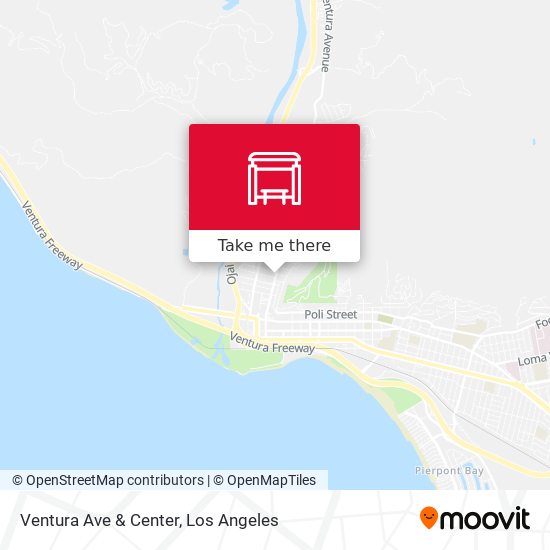 Ventura Ave & Center map