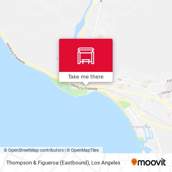 Thompson & Figueroa (Eastbound) map