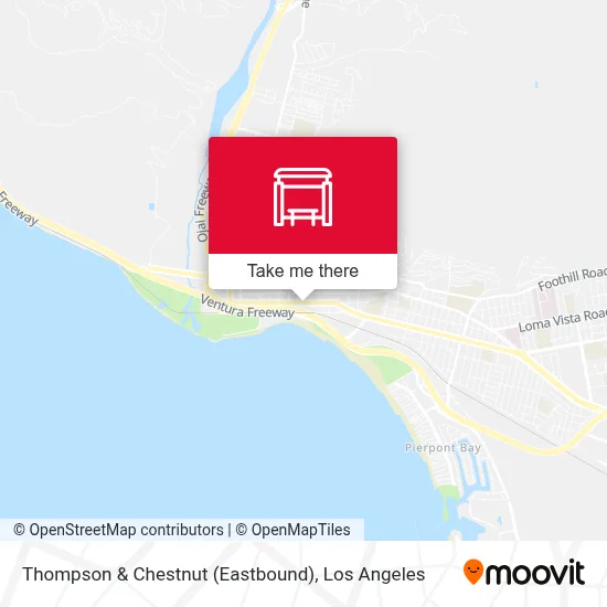 Thompson & Chestnut (Eastbound) map