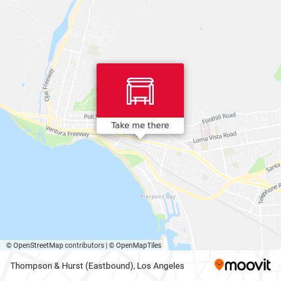 Thompson & Hurst (Eastbound) map