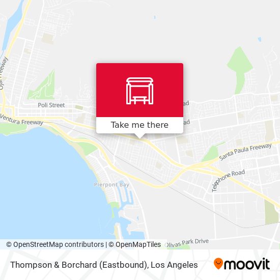 Mapa de Thompson & Borchard (Eastbound)